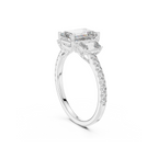 Emerald Cut Lab Grown Diamond Ring