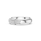 Dual Row Diamond Eternity Band