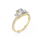 Emerald Cut Lab Grown Diamond Ring